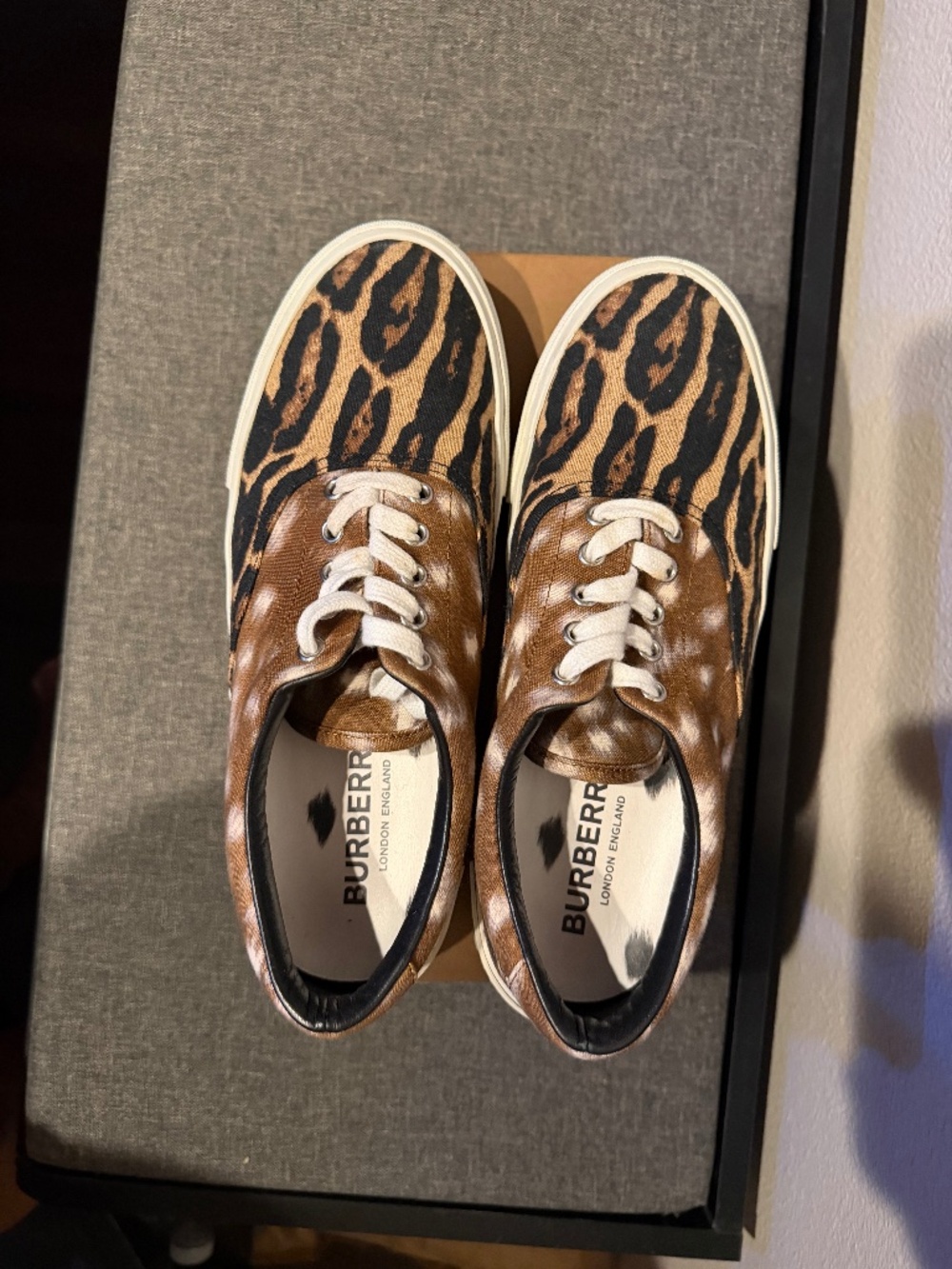Burberry Men’s Leo Bambi Skate Sneaker Shoes EUR 41(8)